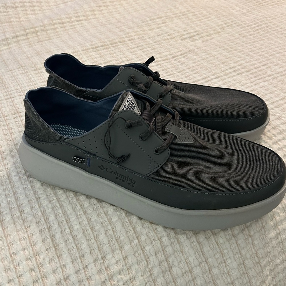 Columbia Men's Charcoal Boat Shoes
